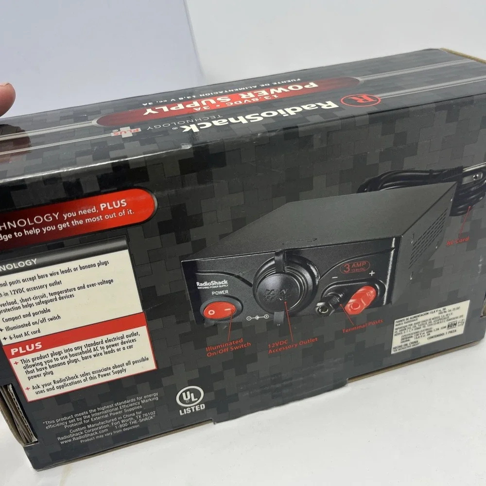 Radio Shack 22-507 Switching Power Supply 3 Amp 13.8 VDC 12V Auto Socket